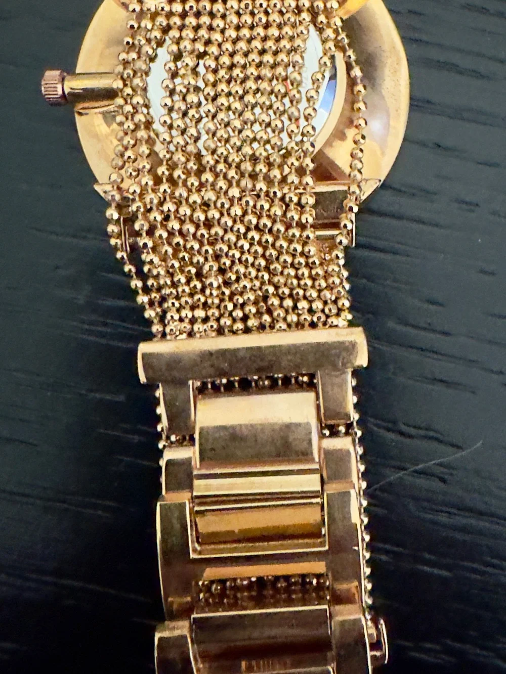 Gold-Tone Women's Quartz Bracelet Watch with Crystal Bezel charming Charlie